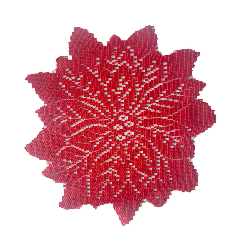 Christmas snowflake placemat for festival decoration